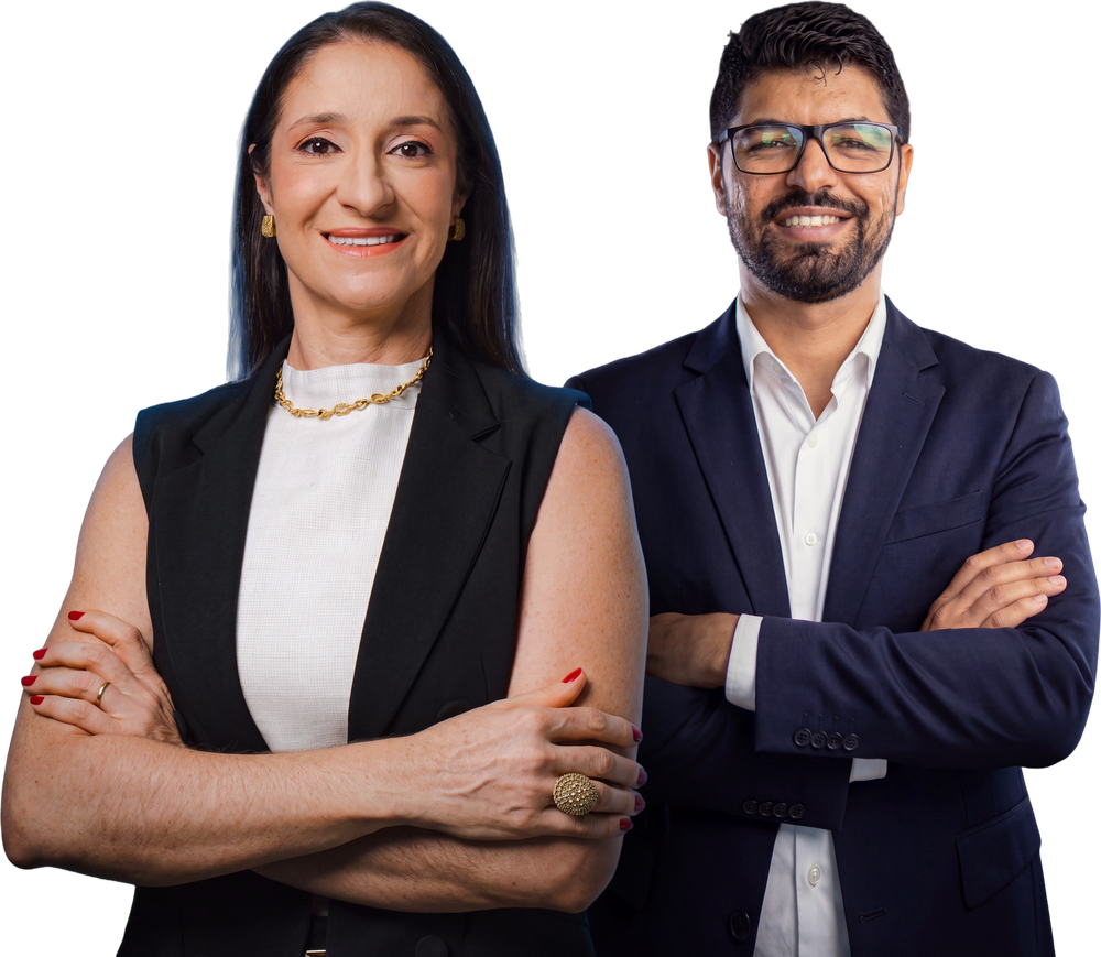 Giseli Moretti e Gercione Junior